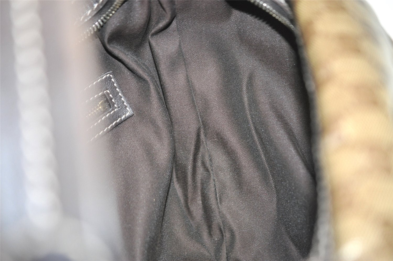 Authentic GUCCI GG Crystal Shoulder Tote Bag PVC Leather 223965 Brown 7864I