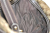 Authentic GUCCI GG Crystal Shoulder Tote Bag PVC Leather 223965 Brown 7864I