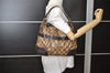 Authentic GUCCI GG Crystal Shoulder Tote Bag PVC Leather 223965 Brown 7864I