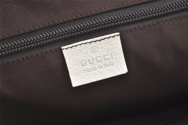 Authentic GUCCI Vintage Shoulder Tote Bag GG Canvas Leather 153213 Brown 7866J