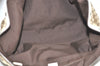 Authentic GUCCI Vintage Shoulder Tote Bag GG Canvas Leather 153213 Brown 7866J