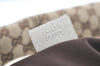 Authentic GUCCI Vintage Shoulder Tote Bag GG Canvas Leather 153213 Brown 7866J