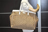 Authentic GUCCI Vintage Shoulder Tote Bag GG Canvas Leather 153213 Brown 7866J