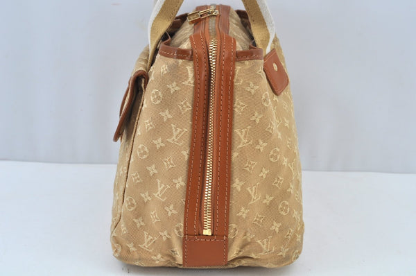 Auth Louis Vuitton Monogram Mini Sac Marie Kate Hand Bag Beige M92505 LV 7867F