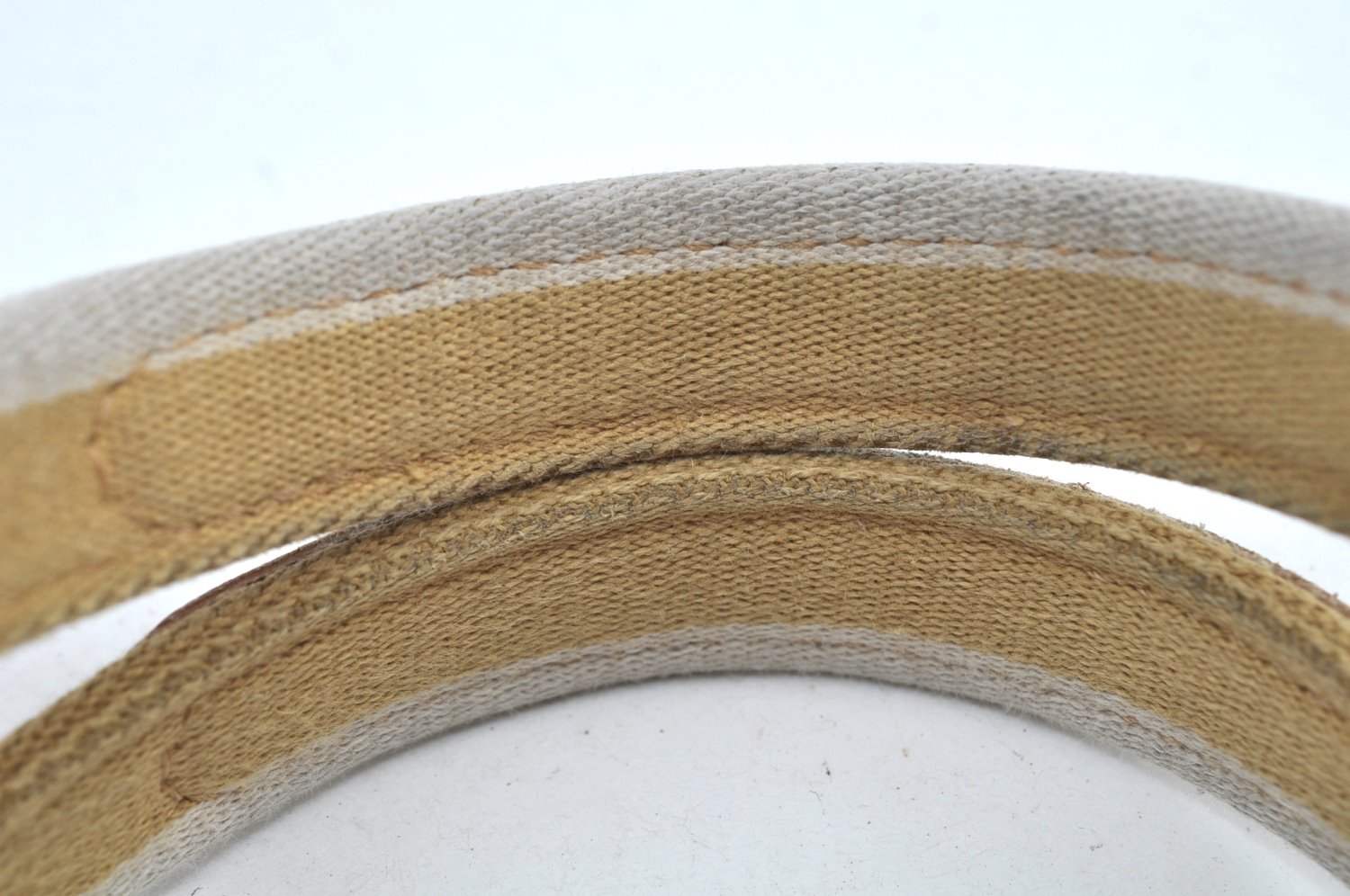 Auth Louis Vuitton Monogram Mini Sac Marie Kate Hand Bag Beige M92505 LV 7867F