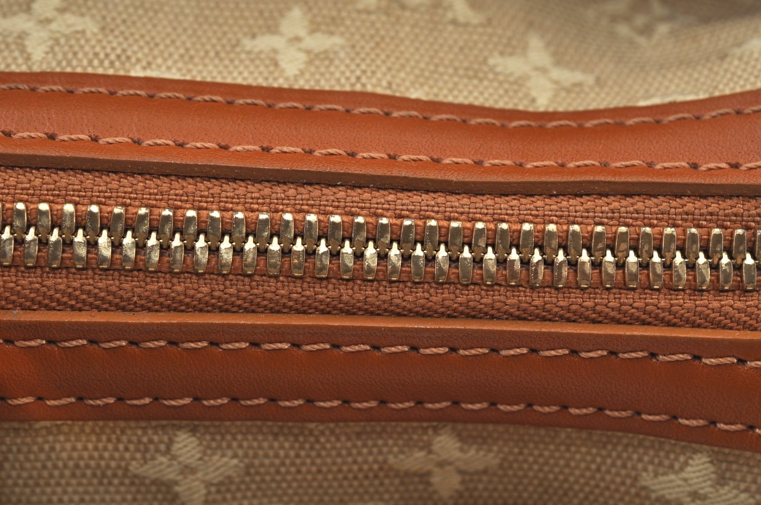 Auth Louis Vuitton Monogram Mini Sac Marie Kate Hand Bag Beige M92505 LV 7867F