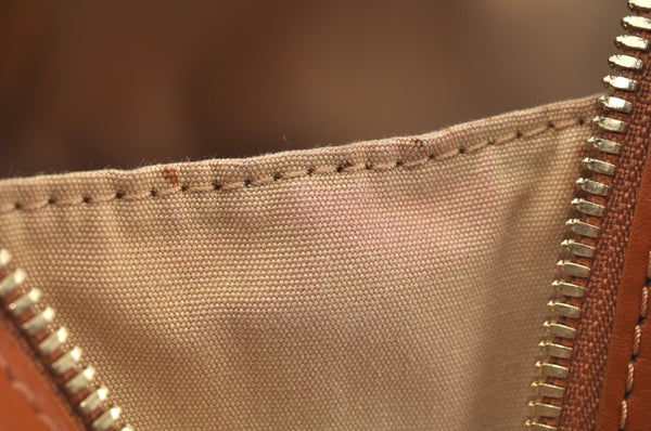 Auth Louis Vuitton Monogram Mini Sac Marie Kate Hand Bag Beige M92505 LV 7867F