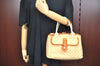 Auth Louis Vuitton Monogram Mini Sac Marie Kate Hand Bag Beige M92505 LV 7867F