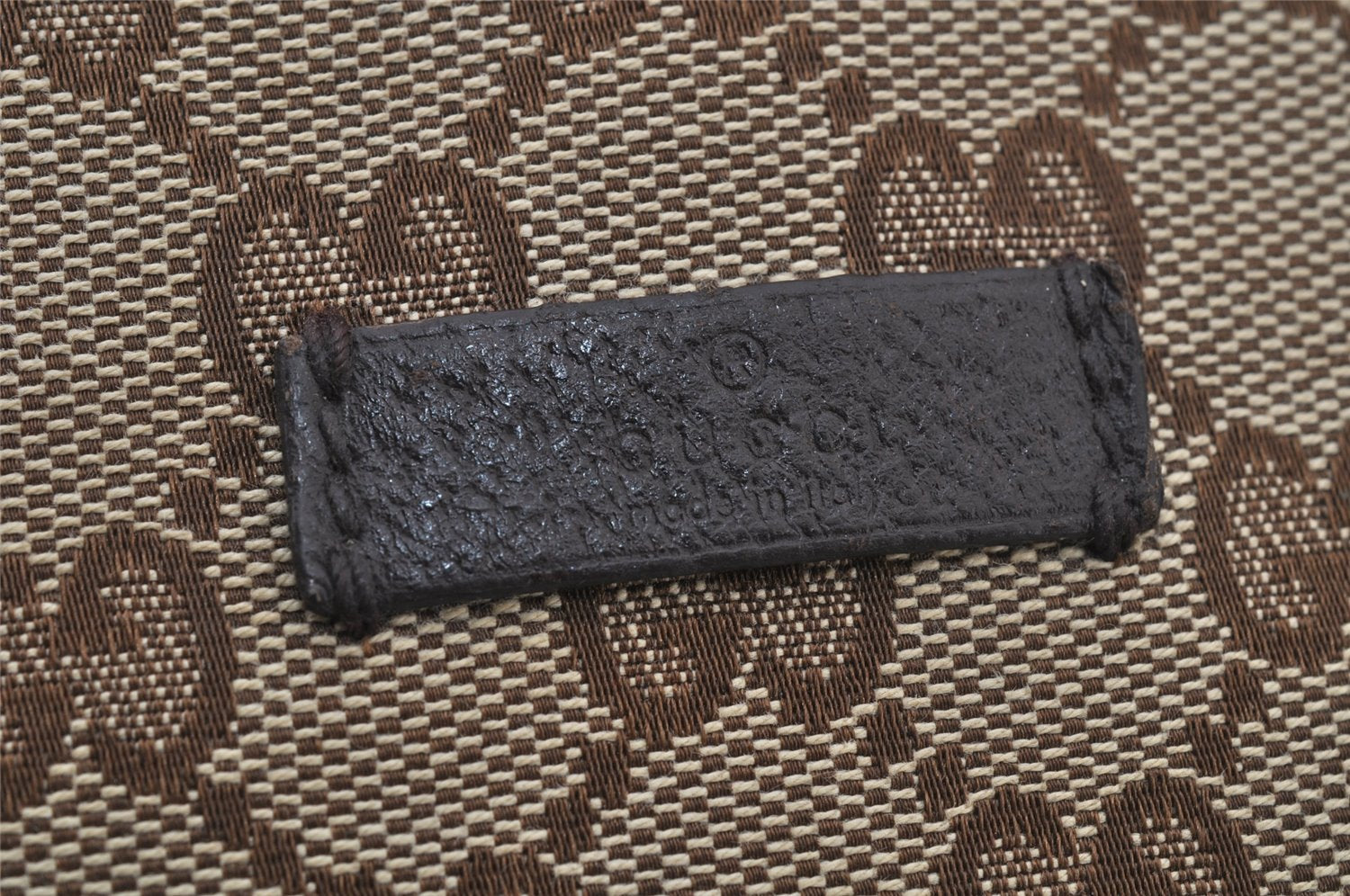 Authentic GUCCI Shoulder Cross Body Bag GG Canvas Leather 114273 Brown 7867J