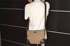 Authentic GUCCI Shoulder Cross Body Bag GG Canvas Leather 114273 Brown 7867J