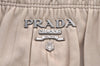 Authentic PRADA NAPPA GAUFRE 2Way Hand Tote Bag Leather BN1789 White 7868I