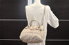 Authentic PRADA NAPPA GAUFRE 2Way Hand Tote Bag Leather BN1789 White 7868I