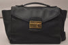 Authentic PRADA VIT DAINO Leather Nappa 2Way Hand Bag BT0962 Black 7869J