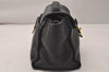 Authentic PRADA VIT DAINO Leather Nappa 2Way Hand Bag BT0962 Black 7869J