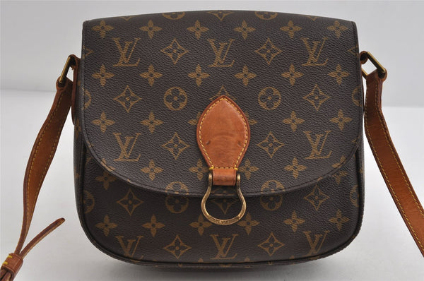Authentic Louis Vuitton Monogram Saint Cloud GM M51242 Shoulder Cross Bag 7871I