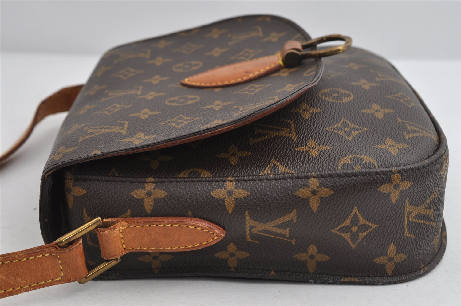 Authentic Louis Vuitton Monogram Saint Cloud GM M51242 Shoulder Cross Bag 7871I