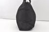 Authentic PRADA Vintage Nylon Tessuto Leather 2Way Shoulder Tote Bag Black 7872J