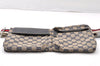 Authentic GUCCI Sherry Line Waist Body Bag GG Canvas Leather 28566 Navy 7874I