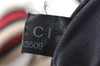 Authentic GUCCI Sherry Line Waist Body Bag GG Canvas Leather 28566 Navy 7874I