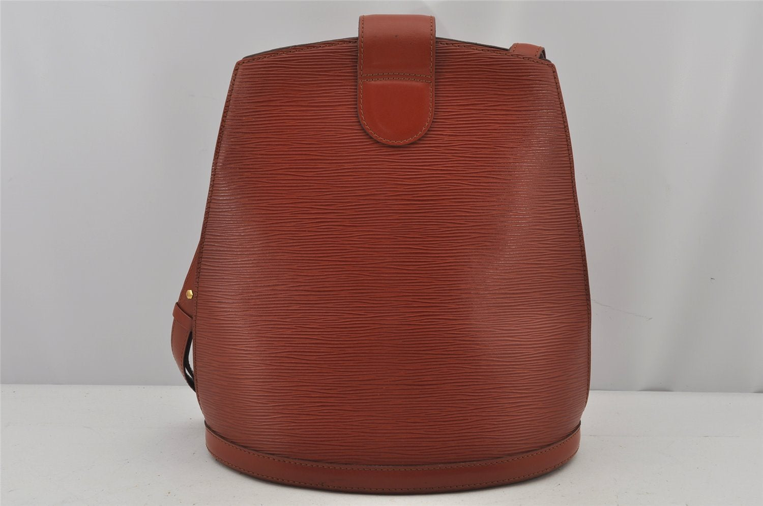 Authentic Louis Vuitton Epi Cluny Shoulder Bag Purse Brown M52253 LV 7877J