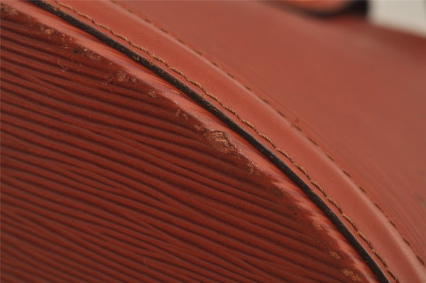 Authentic Louis Vuitton Epi Cluny Shoulder Bag Purse Brown M52253 LV 7877J