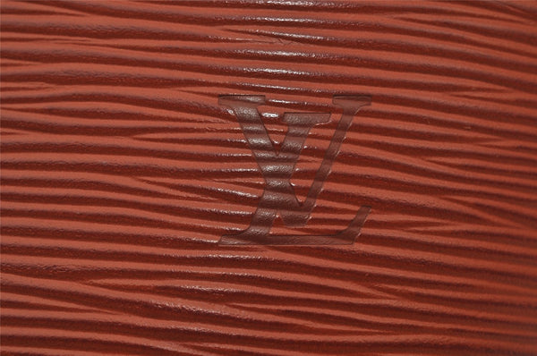 Authentic Louis Vuitton Epi Cluny Shoulder Bag Purse Brown M52253 LV 7877J