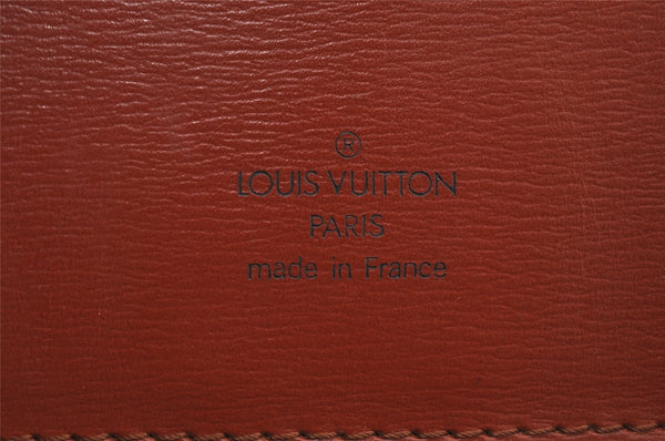 Authentic Louis Vuitton Epi Cluny Shoulder Bag Purse Brown M52253 LV 7877J