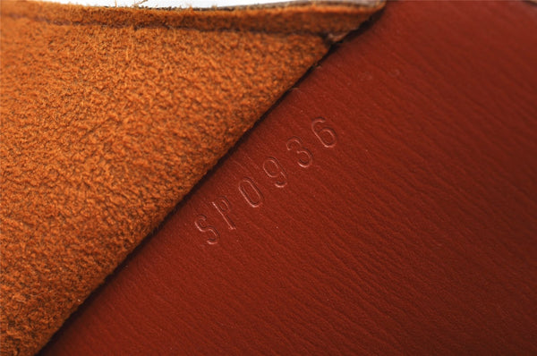 Authentic Louis Vuitton Epi Cluny Shoulder Bag Purse Brown M52253 LV 7877J