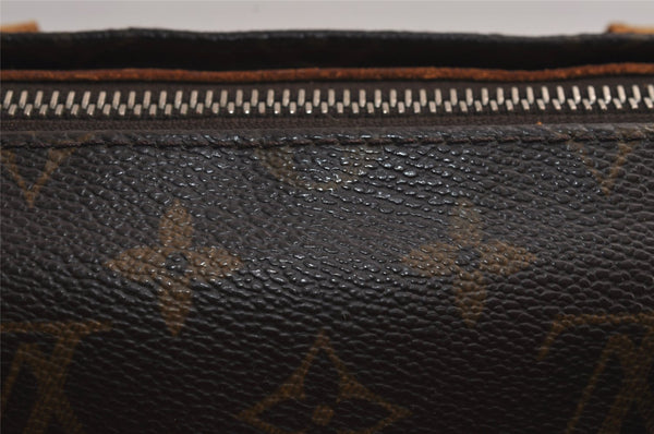 Authentic Louis Vuitton Monogram Popincourt Hand Bag M40009 LV 7880J