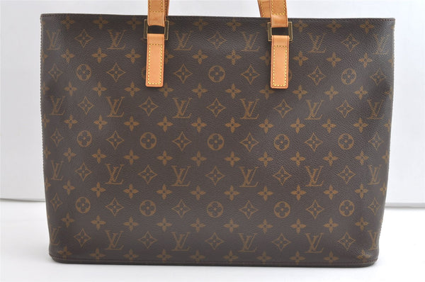 Authentic Louis Vuitton Monogram Luco Shoulder Tote Bag M51155 LV 7883J
