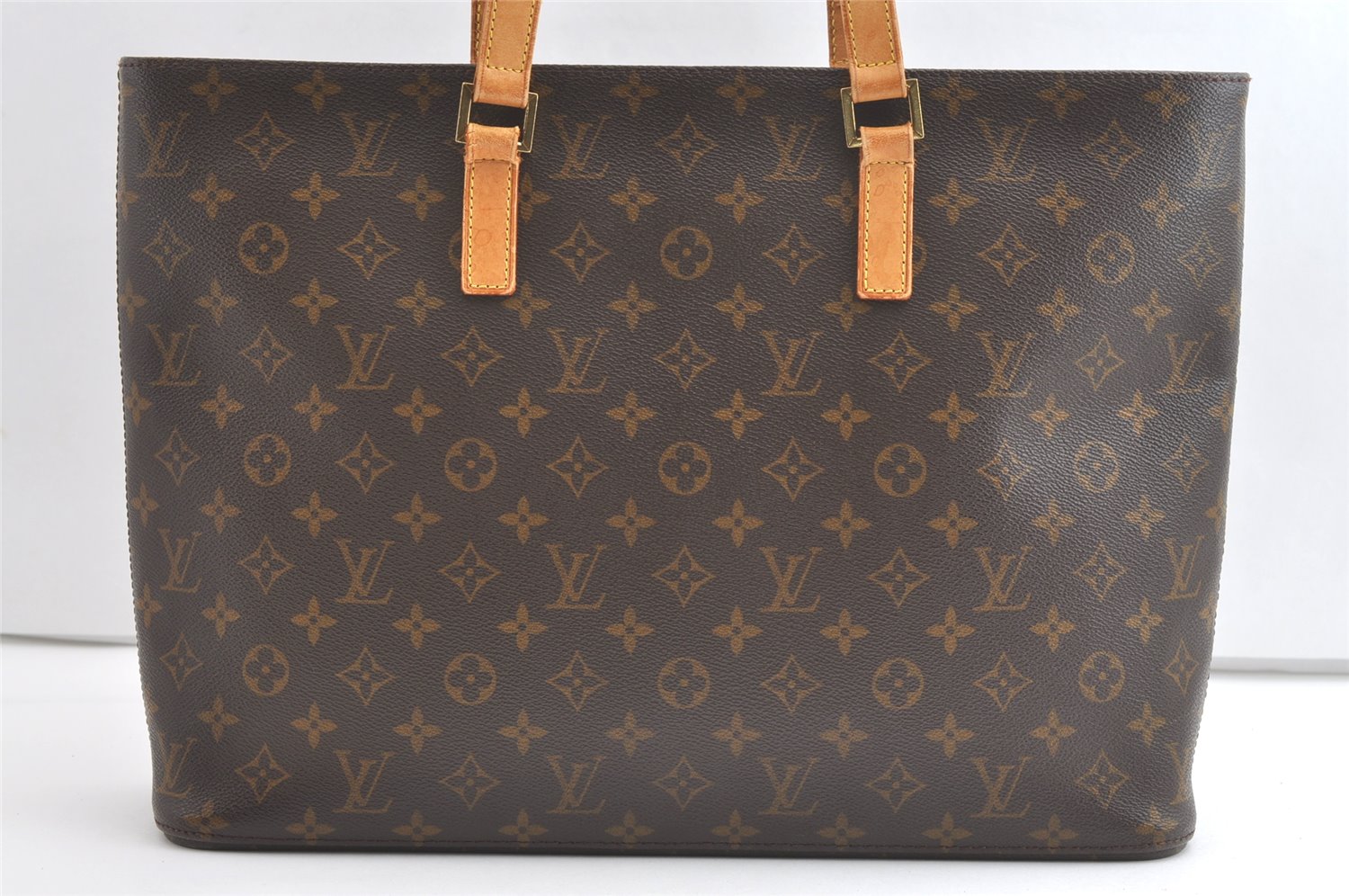 Authentic Louis Vuitton Monogram Luco Shoulder Tote Bag M51155 LV 7883J