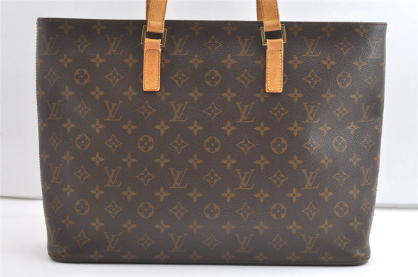 Authentic Louis Vuitton Monogram Luco Shoulder Tote Bag M51155 LV 7883J