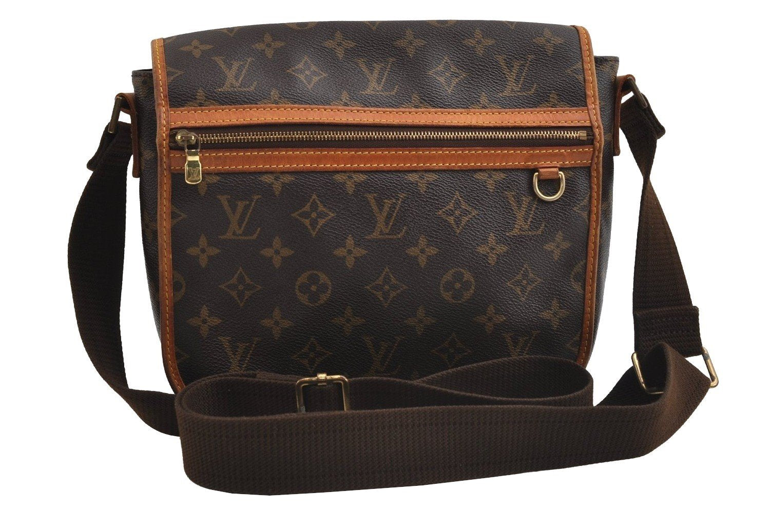 Auth Louis Vuitton Monogram Messenger Bosphore PM Shoulder Bag M40106 LV 7884I
