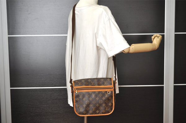 Auth Louis Vuitton Monogram Messenger Bosphore PM Shoulder Bag M40106 LV 7884I