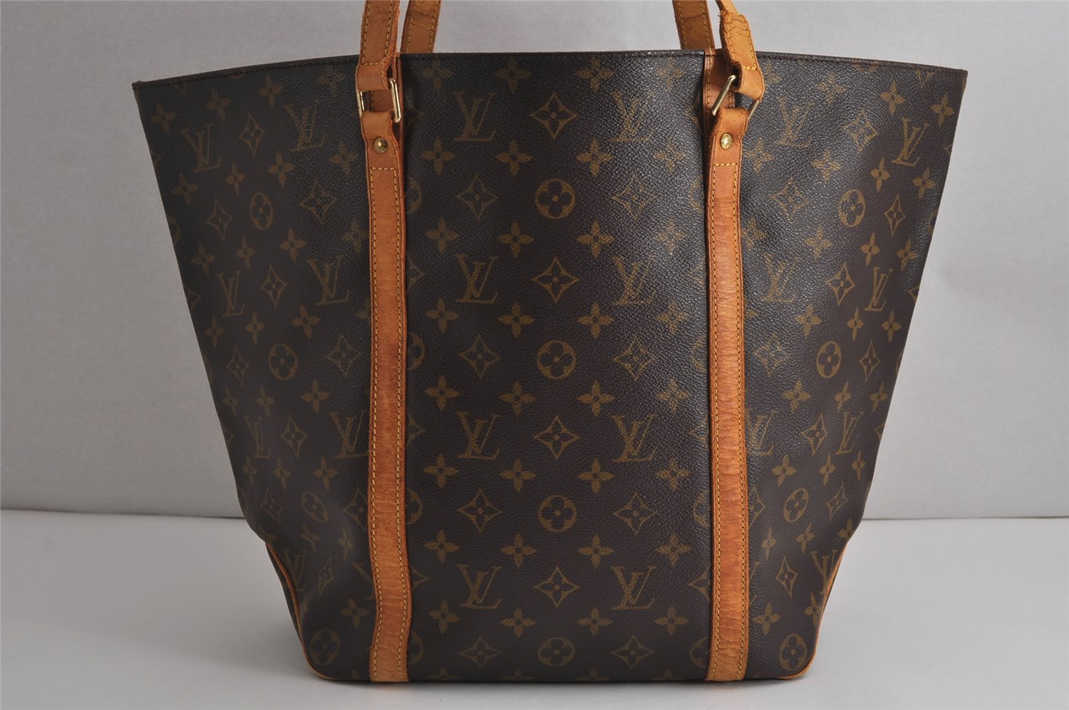 Authentic Louis Vuitton Monogram Sac Shopping PM Tote Bag M51108 LV 7884J