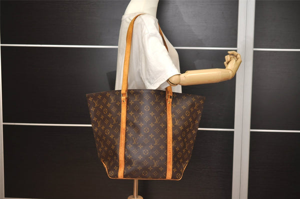 Authentic Louis Vuitton Monogram Sac Shopping PM Tote Bag M51108 LV 7884J
