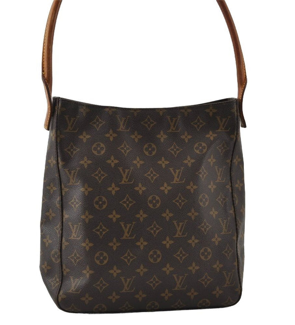 Authentic Louis Vuitton Monogram Looping GM Shoulder Bag M51145 LV 7885I