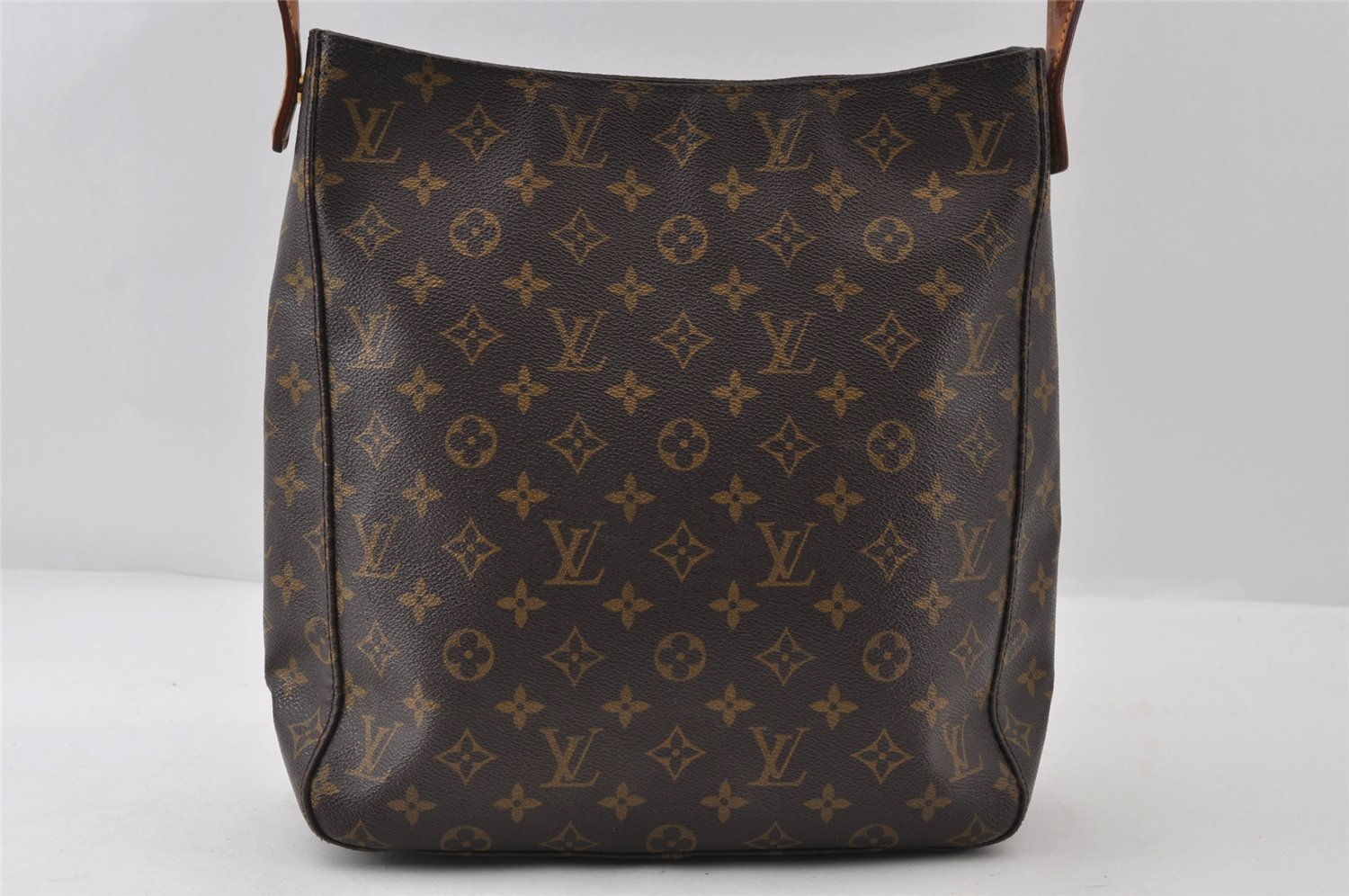 Authentic Louis Vuitton Monogram Looping GM Shoulder Bag M51145 LV 7885I