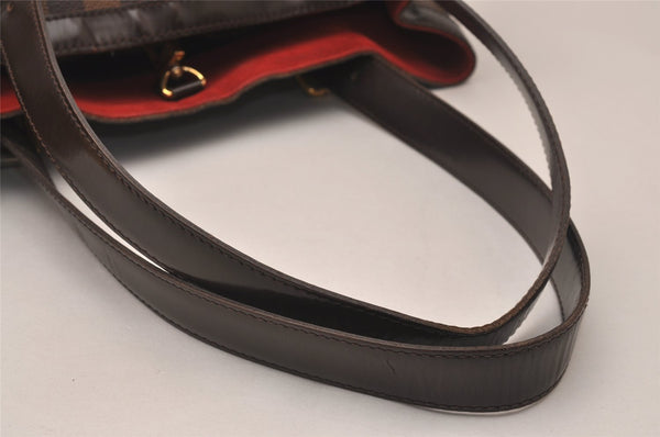 Authentic Louis Vuitton Damier Hampstead MM Shoulder Tote Bag N51204 LV 7885J