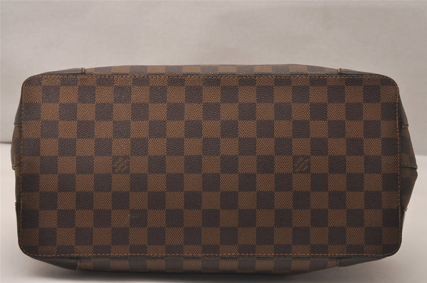 Authentic Louis Vuitton Damier Hampstead MM Shoulder Tote Bag N51204 LV 7885J