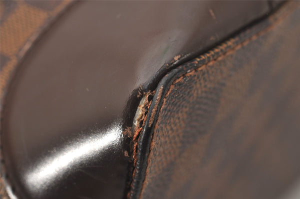 Authentic Louis Vuitton Damier Hampstead MM Shoulder Tote Bag N51204 LV 7885J