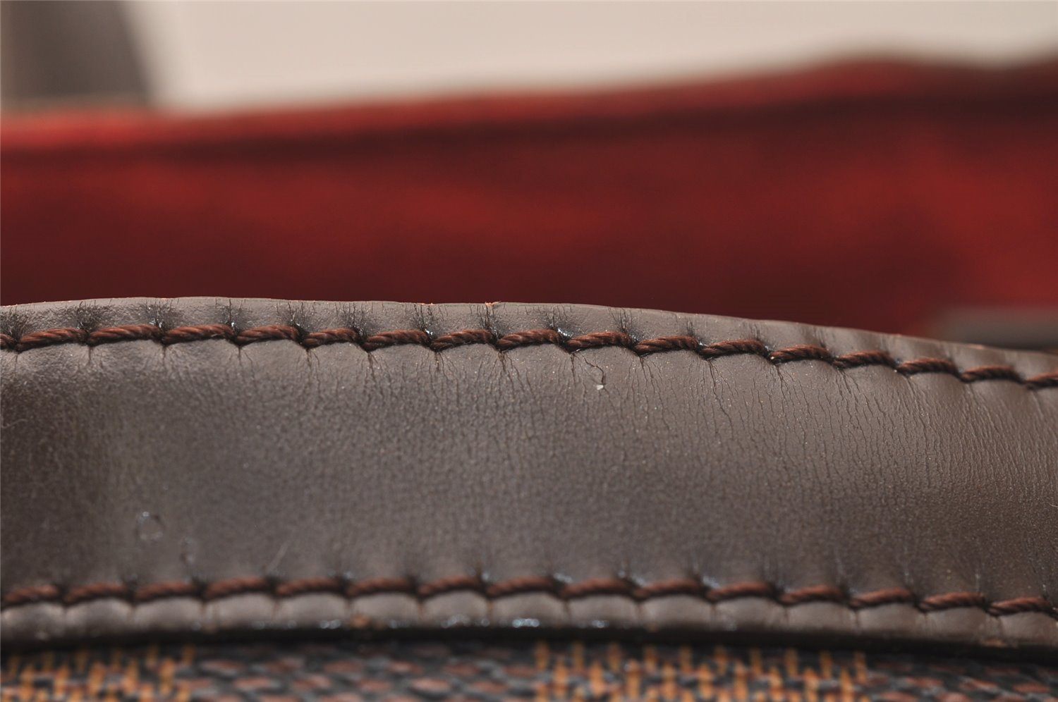 Authentic Louis Vuitton Damier Hampstead MM Shoulder Tote Bag N51204 LV 7885J