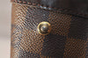 Authentic Louis Vuitton Damier Hampstead MM Shoulder Tote Bag N51204 LV 7885J