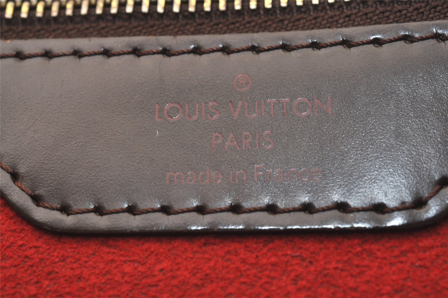 Authentic Louis Vuitton Damier Hampstead MM Shoulder Tote Bag N51204 LV 7885J