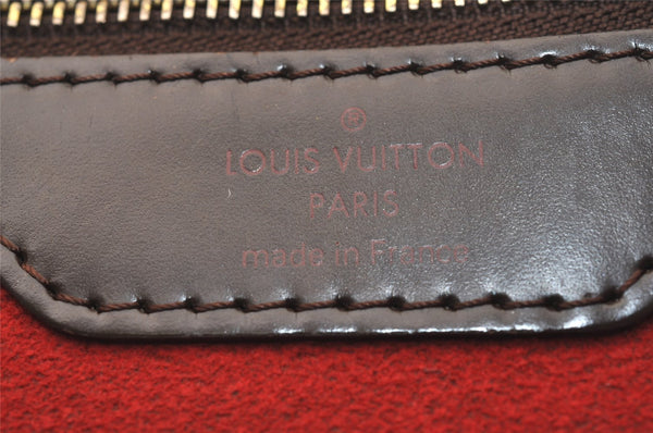 Authentic Louis Vuitton Damier Hampstead MM Shoulder Tote Bag N51204 LV 7885J