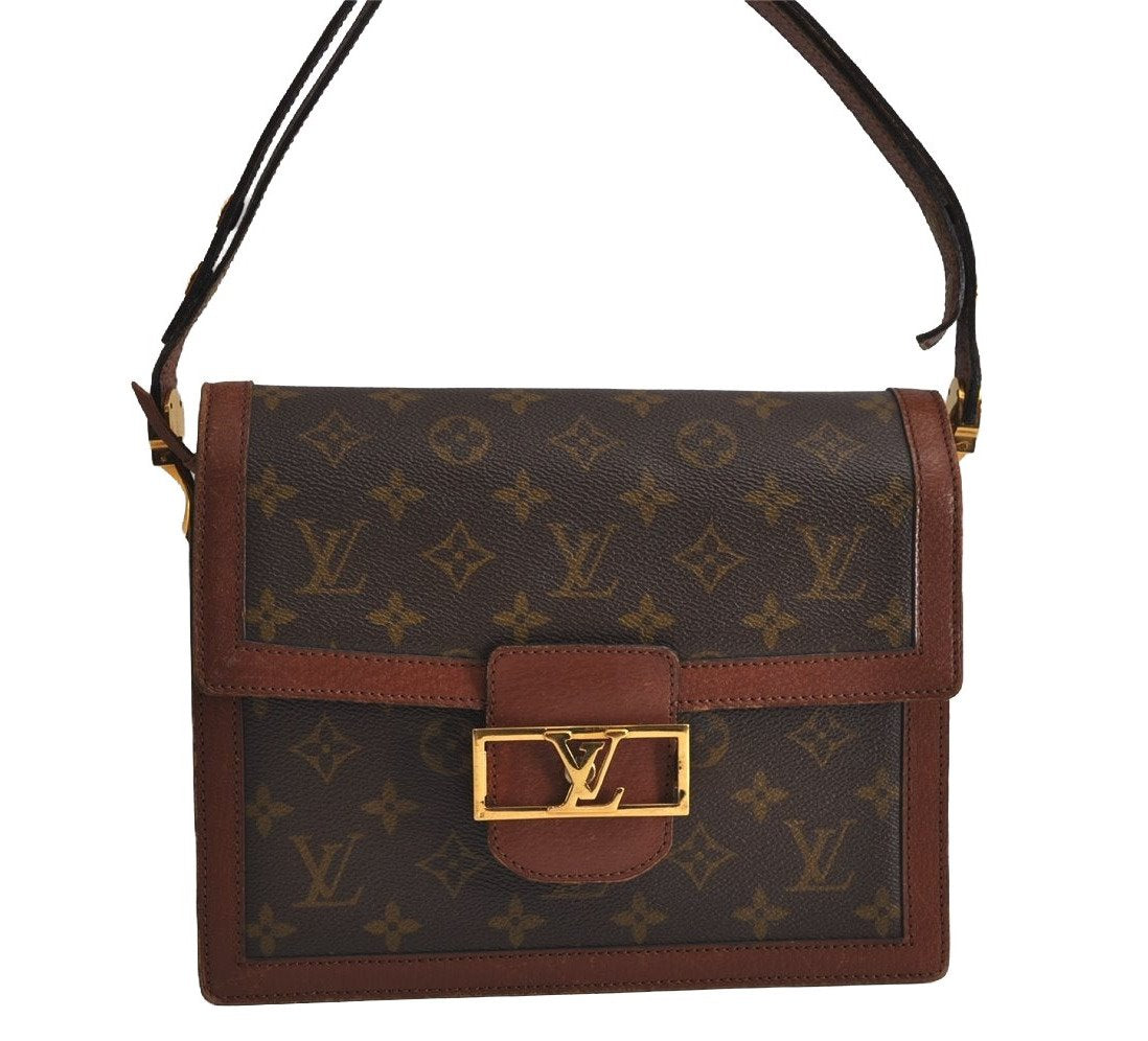 Auth Louis Vuitton Monogram Sac Dauphine 2Way Shoulder Hand Bag Old Model 7886J