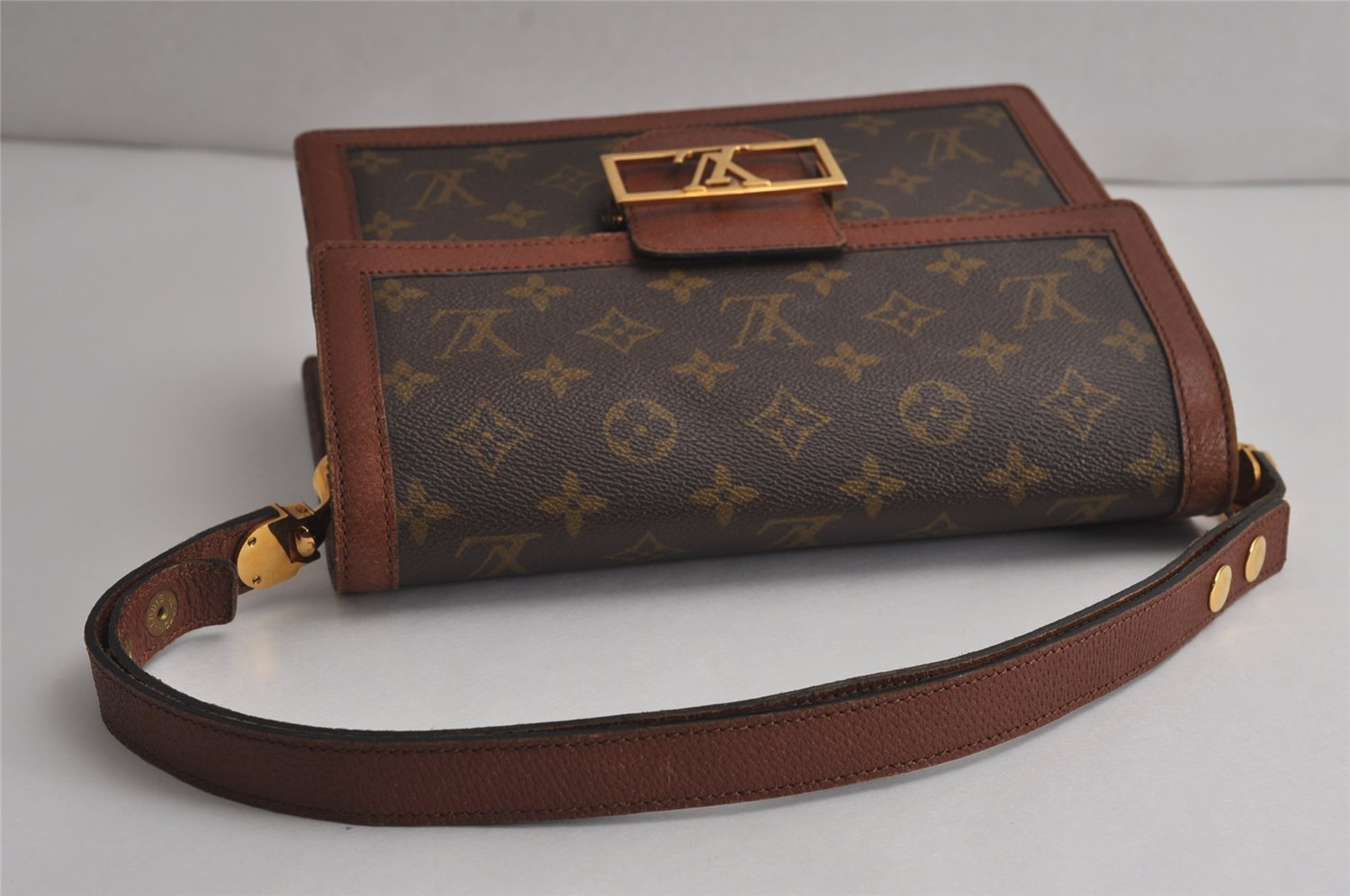 Auth Louis Vuitton Monogram Sac Dauphine 2Way Shoulder Hand Bag Old Model 7886J