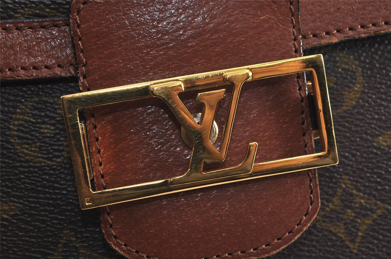 Auth Louis Vuitton Monogram Sac Dauphine 2Way Shoulder Hand Bag Old Model 7886J