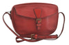 Authentic Louis Vuitton Epi Jeune Fille Shoulder Cross Bag Red M52157 LV 7888I