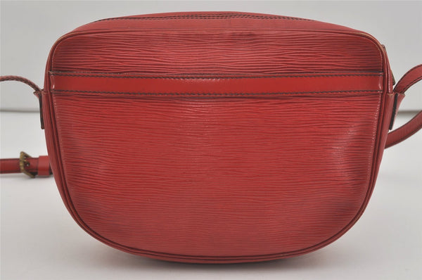 Authentic Louis Vuitton Epi Jeune Fille Shoulder Cross Bag Red M52157 LV 7888I